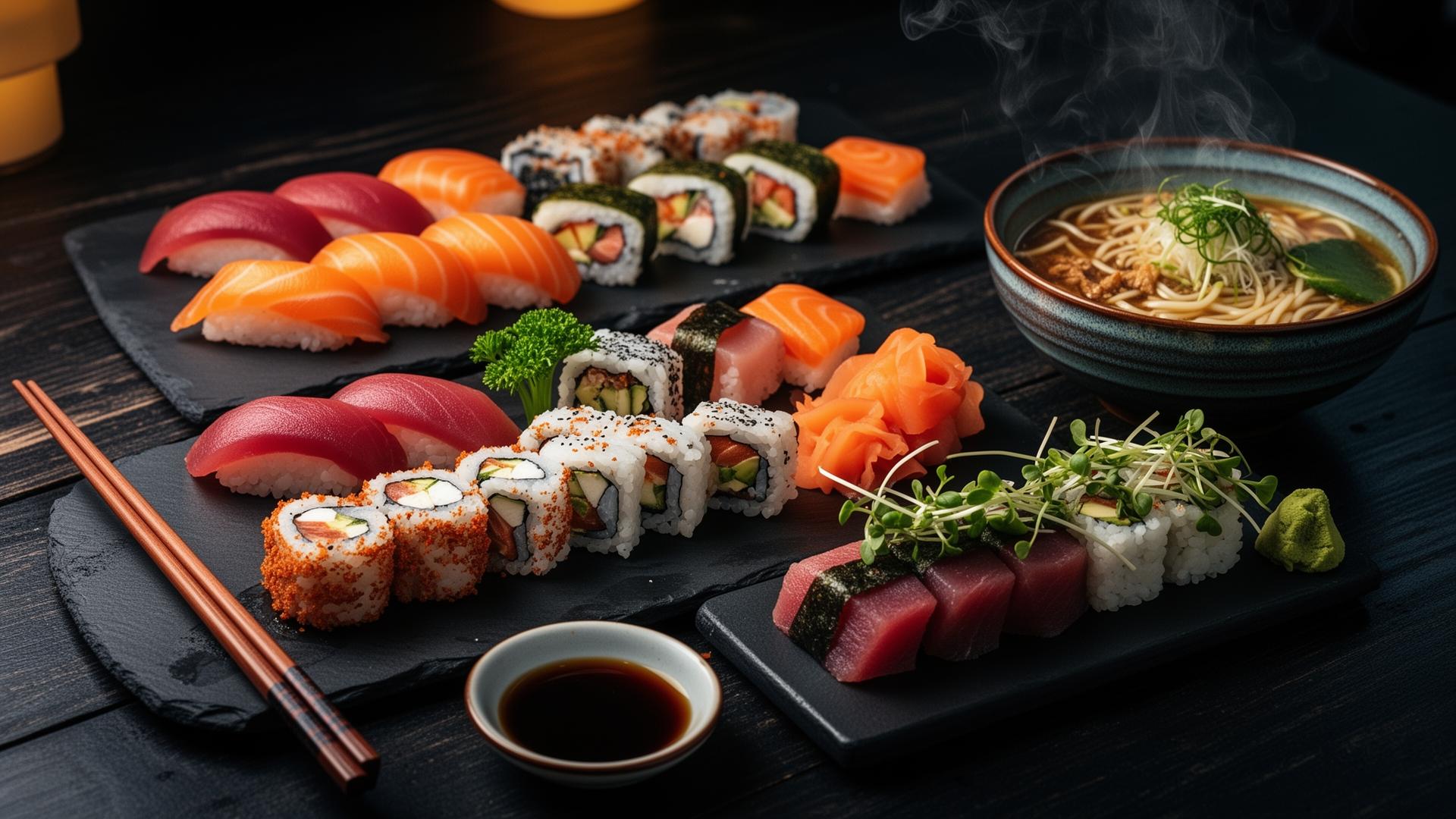 Food and atmosphere at Raw Fusion