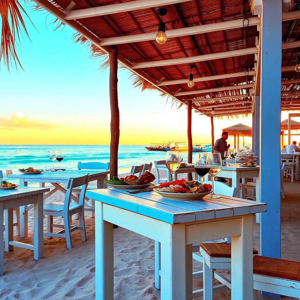 Food and atmosphere at Chiringuito Beach Bar